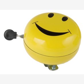 Cykelklokke Ding-Dong M-Wave  �80mm - smiley yellow