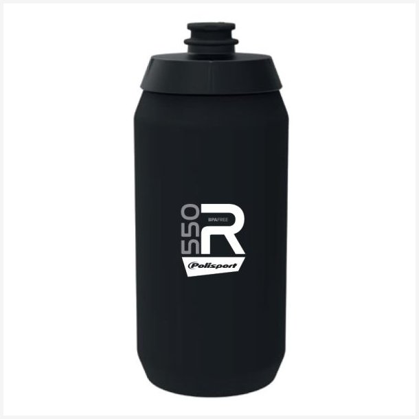 Vandflaske Polisport RS550 letvgts 550ml - sort