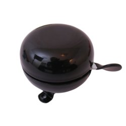 Nietverkeerd cykelklokke Ding Dong 60mm - sort