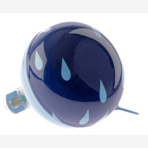 Cykelklokke Ding-Dong NietVerkeerd Drops 60mm - blue with white drops