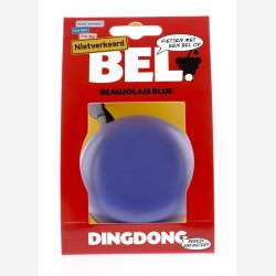 Cykelklokke Ding-Dong NietVerkeerd 80mm - beaujolais blue