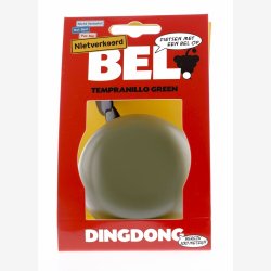 Cykelklokke Ding-Dong NietVerkeerd 80mm - tempranillo green