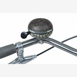 Cykelklokke Ding-Dong Basil Bohme 80mm - black