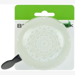 Cykelklokke Ding-Dong Widek Mandala 80mm - frost grey