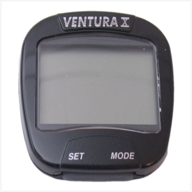 Cykelcomputer Ventura X 10 funktioner - sort