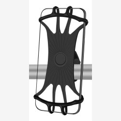 Telefonholder Edge EZ Fit - 360 - Silikone - sort