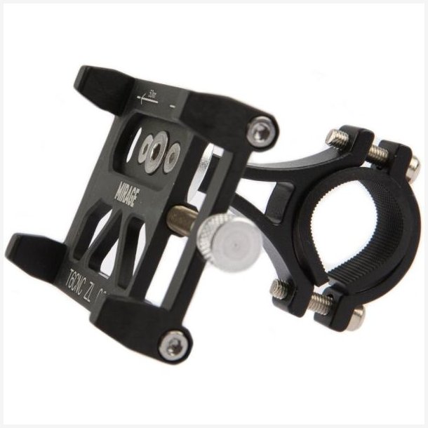 Telefonholder Mirage G20 aluminium - sort