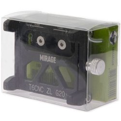 Mirage telefonholder alu m/beslag sort