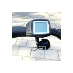 Widek cykelklokke til elcykel, med speciel beslag - sort