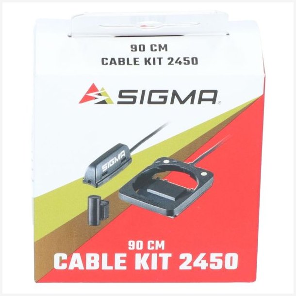 Cykelcomputer beslag Sigma 2450 med egermagnet (90 cm kabel)