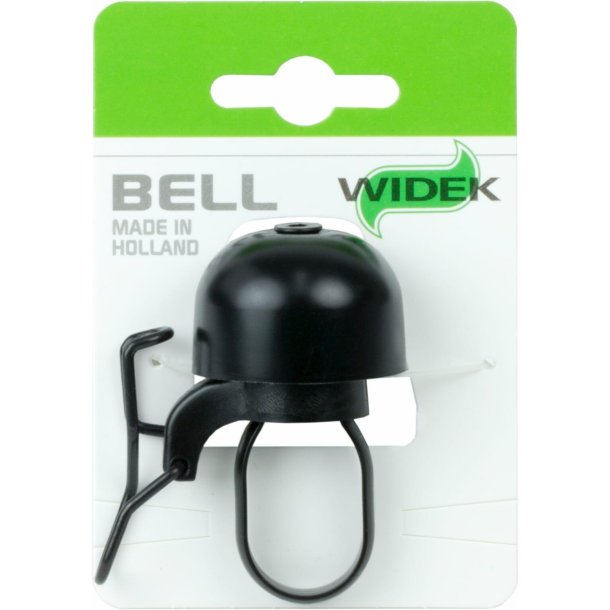 Cykelklokke Widek Paperclip Mini - black (on a card)