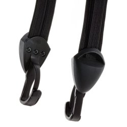 Bagagestrop Trio Widek All-Black med sorte rustfri st�lkroge - sort