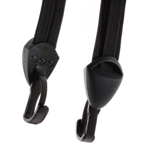 Bagagestrop Trio Widek All-Black med sorte rustfri st�lkroge - sort