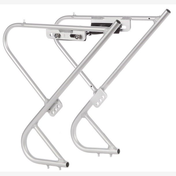 Luggage carrier lowrider Massload CI-879F - matte silver