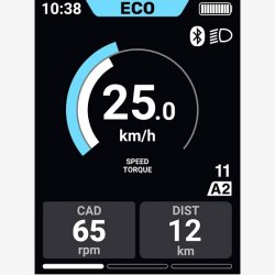 E-Cykel display / Cykelcomputer Shimano STEPS SC-E610 without holder