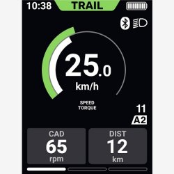 E-Cykel display / Cykelcomputer Shimano STEPS SC-E610 without holder