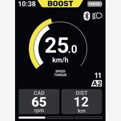 E-Cykel display / Cykelcomputer Shimano STEPS SC-E610 without holder