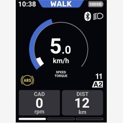 E-Cykel display / Cykelcomputer Shimano STEPS SC-E610 without holder