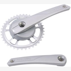 Krankst 38T Gazelle 170mm til firkantet aksel - slv