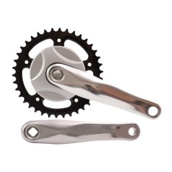 Krankst 38T med 170mm krankarm - aluminium - slv
