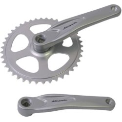 Kranks�t 42T Miranda Alfa 1 til 3/32" k�de - aluminium - s�lv