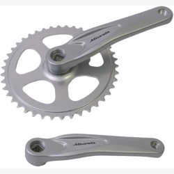 Kranks�t 42T Miranda Alfa 1 til 3/32" k�de - aluminium - s�lv