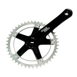 Krankst 44T Sturmey Archer FCT64 med 170mm krank - sort/slv