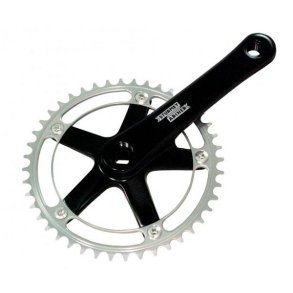 Kranks�t 44T Sturmey Archer FCT64 med 170mm krank - sort/s�lv