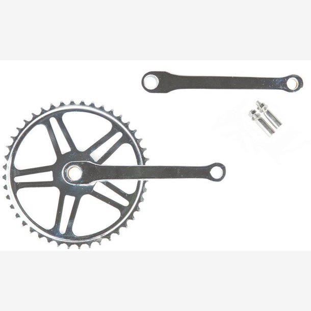 Tandhjul set 44T Vinty with cottered axle -  with 170mm crankarm - chrome