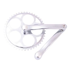 Kranks�t Vinty 46T uden spaltet aksel - til firkantet aksel - krom