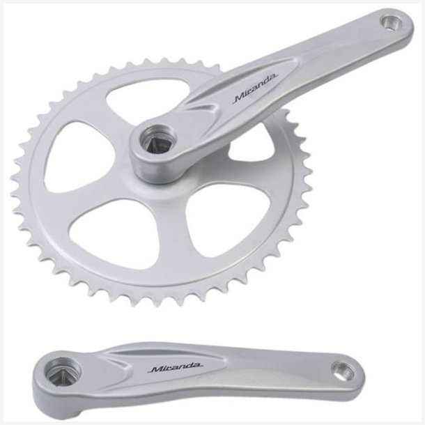 Kranks�t 46T Miranda Alfa 1 til 3/32" k�de - aluminium - sort