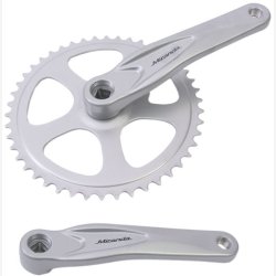 Kranks�t 46T Miranda Alfa 1 til 3/32" k�de - aluminium - sort