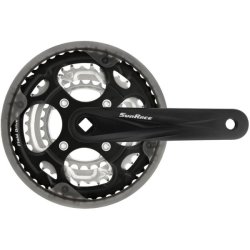 Kranks�t 7/8 speed SunRace FCM300 48-38-28T/170mm til firkantet aksel - sort