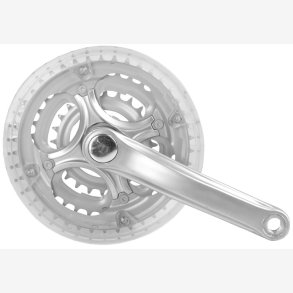 Tandhjul set 3 speed Mighty 170mm 42/34/24T with K�de guard - silver