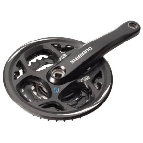 Tandhjul set 7/8 speed Shimano Altus FC-M311 42/32/22T with K�de guard - black