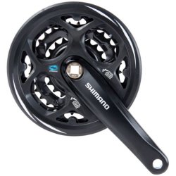 Shimano kranks�t Altus M311 7/8 speed 42/32/22T sort