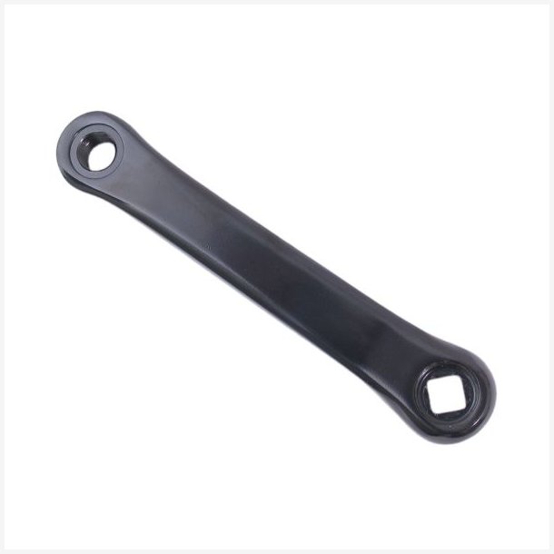 Krank til venstre 152mm aluminium - sort