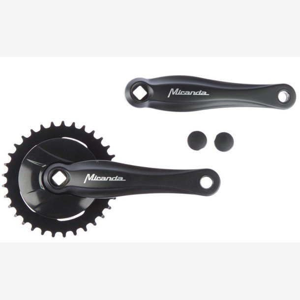 Tandhjul set 33T Miranda Beta 1+ for 3/32" Kde - with disc - black/silver