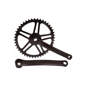 Kranks�t 44T Vinty uden spaltet aksel - til firkantet aksel - 170 mm krankarm - sort