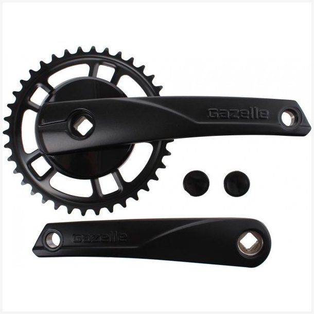 Krankst 38T Gazelle Strixvaria med 170mm krank - sort