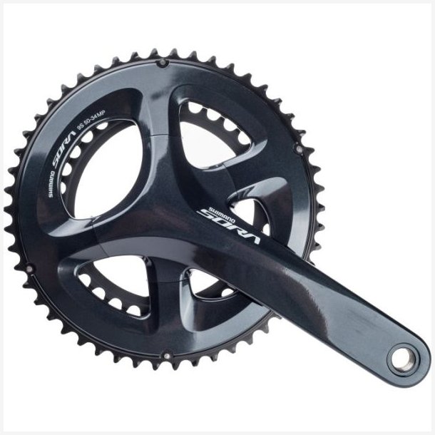 Krankst 2 x 9 speed Shimano Sora FC-R3000 med 175 mm krank 50-34T - sort