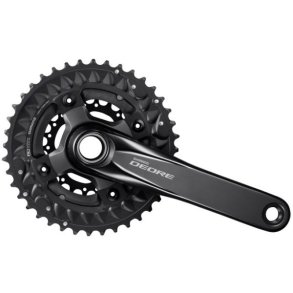 Kranks�t 3 x 10 speed Shimano Deore FC-M6000 175mm/40 x 30 x 22mm - sort