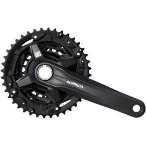 Kranks�t 3 x 9 gear Shimano FC-MT210 med 170 mm krank 44-32-22T - sort