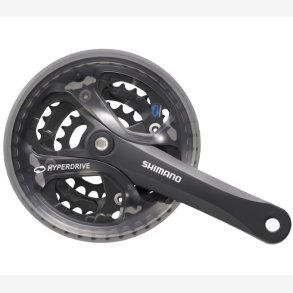 Tandhjul set 7/8 speed Shimano Acera FC-M361 - 175/48 x 38 x 28T with K�de guard - black