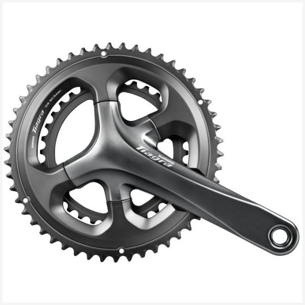 Kranks�t 2 x 10-speed Shimano Tiagra FC-4700 -172,5/52-36T med hulaksel - sort