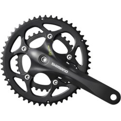 Krankst 2 x 9 gear Shimano Road FC-RS345 - 175/50-34d Octalink - sort