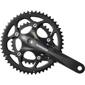 Kranks�t 2 x 9 gear Shimano Road FC-RS345 - 175/50-34d Octalink - sort