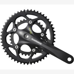 Krankst 2 x 9 gear Shimano Road FC-RS345 - 175/50-34d Octalink - sort