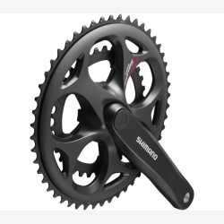 Kranks�t 7/8 speed Shimano Tourney FC-A070 Compact 170/50-34T med firkantet aksel - sort