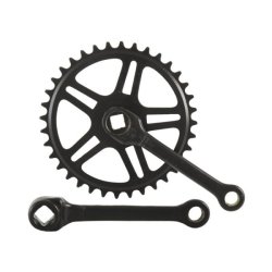 Kranks�t 36T Vinty 1/8" uden splitaksel 130mm st�l - sort